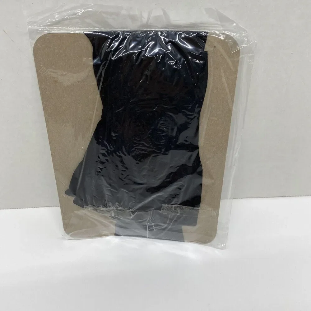 Fredricks of Hollywood Black Pantyhose w/ silver spider & web unopened Gothic